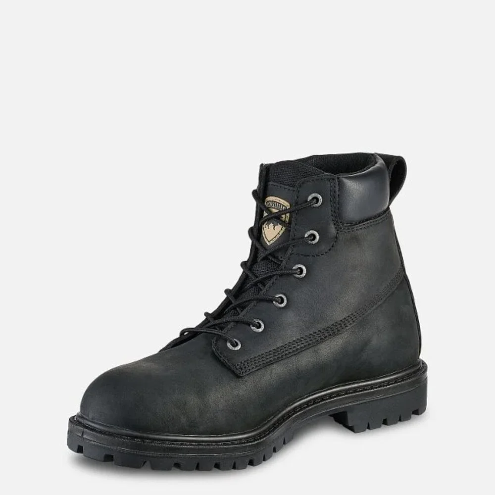Men's 6-inch Waterproof Leather Safety Toe work Boot- Irish setter - Size 10 - Picture 1 of 9
